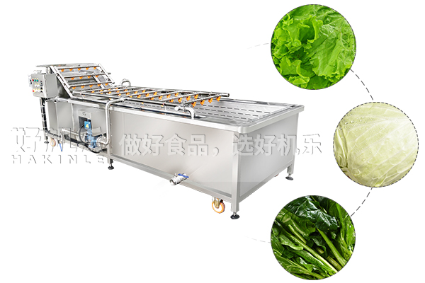 葉菜類菠菜連續清洗機